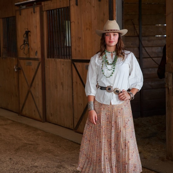 Tasha Polizzi Ester Skirt Pleated SZ S or M NEW - Picture 2 of 4